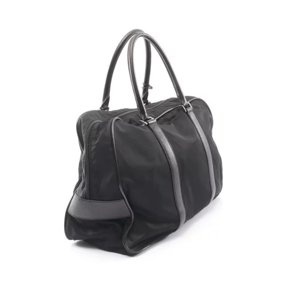 Prada Black VIAGGIO Bag Leather Boston
